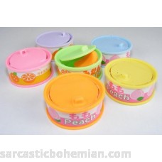Fruit in a Can Erasers a Set of 6 Pieces. Made in Japan Collectable B007HUDAYE